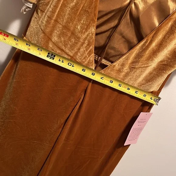 BHLDN Jenny Yoo Ellis Stretch Velvet Gown Size 12 NWT - Picture 13 of 16